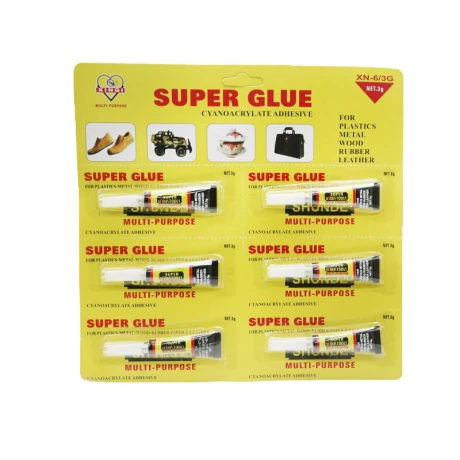 Pegamento Super Glue UYUSTOOLS X 6 3Grs Pegamento Super Glue UYUSTOOLS X 6 3Grs