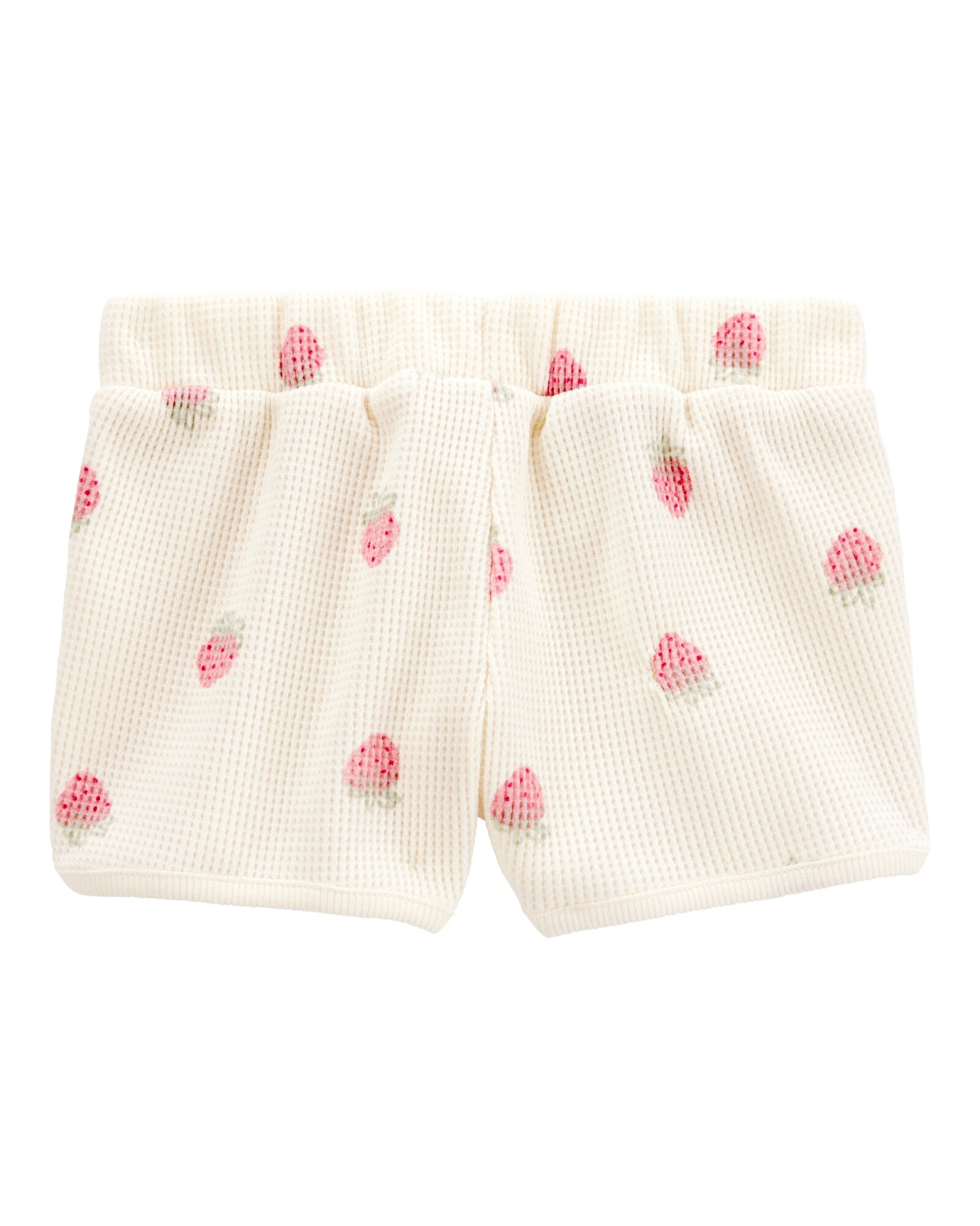 Short de algodón térmico, diseño frutillas Sin color