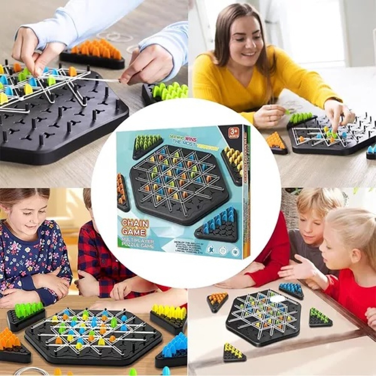 Juego De Ajedrez De Triángulo De Cadena 