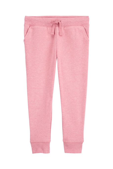 Pantalón deportivo de algodón, rosado. Talles 2-5T Sin color