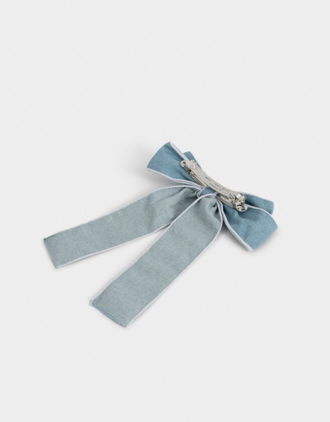 Hebillas Francesas De denim Hebilla Francesa Moño Denim - Azul Celeste