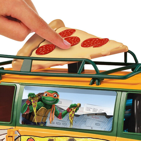 Tortugas Ninja Combi Camioneta Van Lanzador De Pizza Tortugas Ninja Combi Camioneta Van Lanzador De Pizza