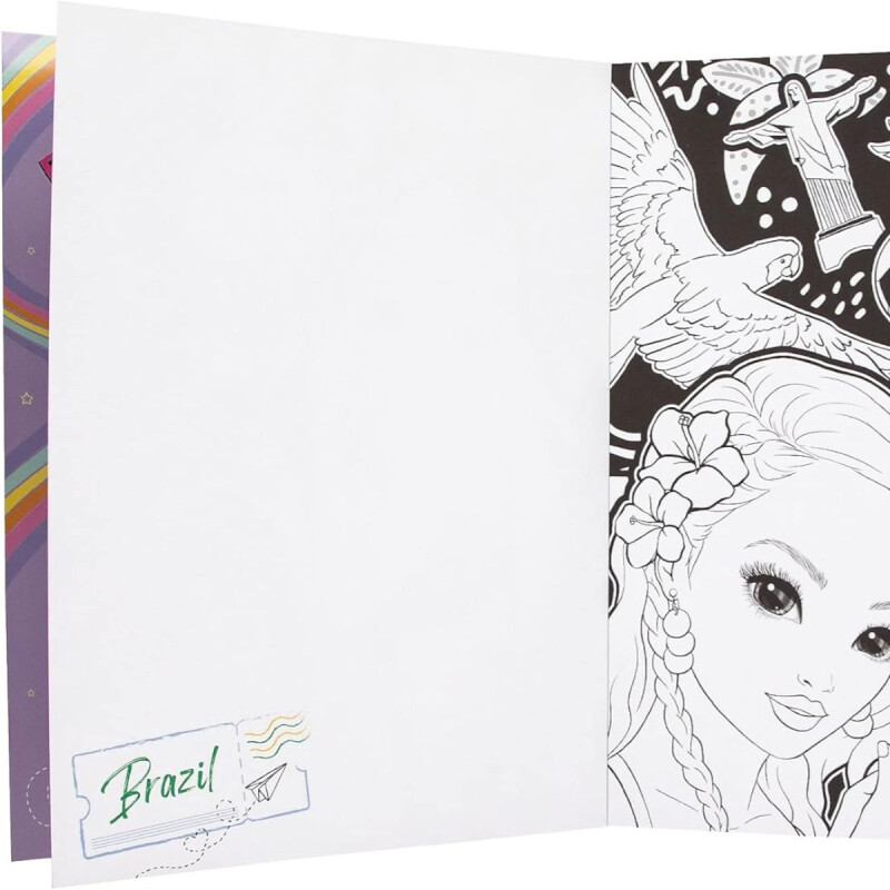 Libro para Colorear Top Model Diseños Libro para Colorear Top Model Diseños