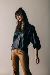 Leather Fulera Shirt Negro
