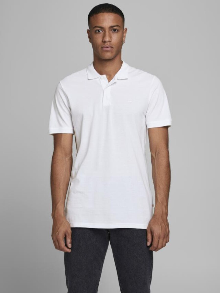 Camiseta Basic Polo Clásica - White 