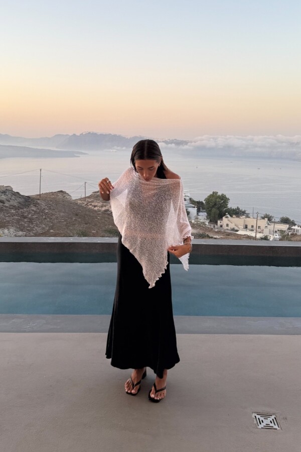Poncho Fira Blanco