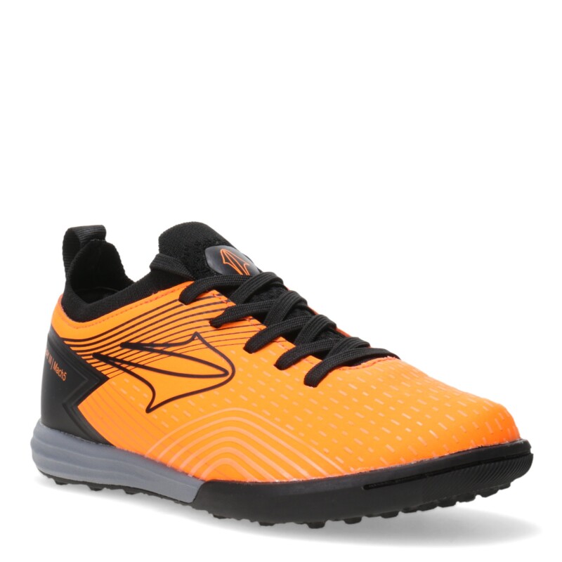 Championes Infantiles Topper Stingray III Mach TF Anaranjado - Negro