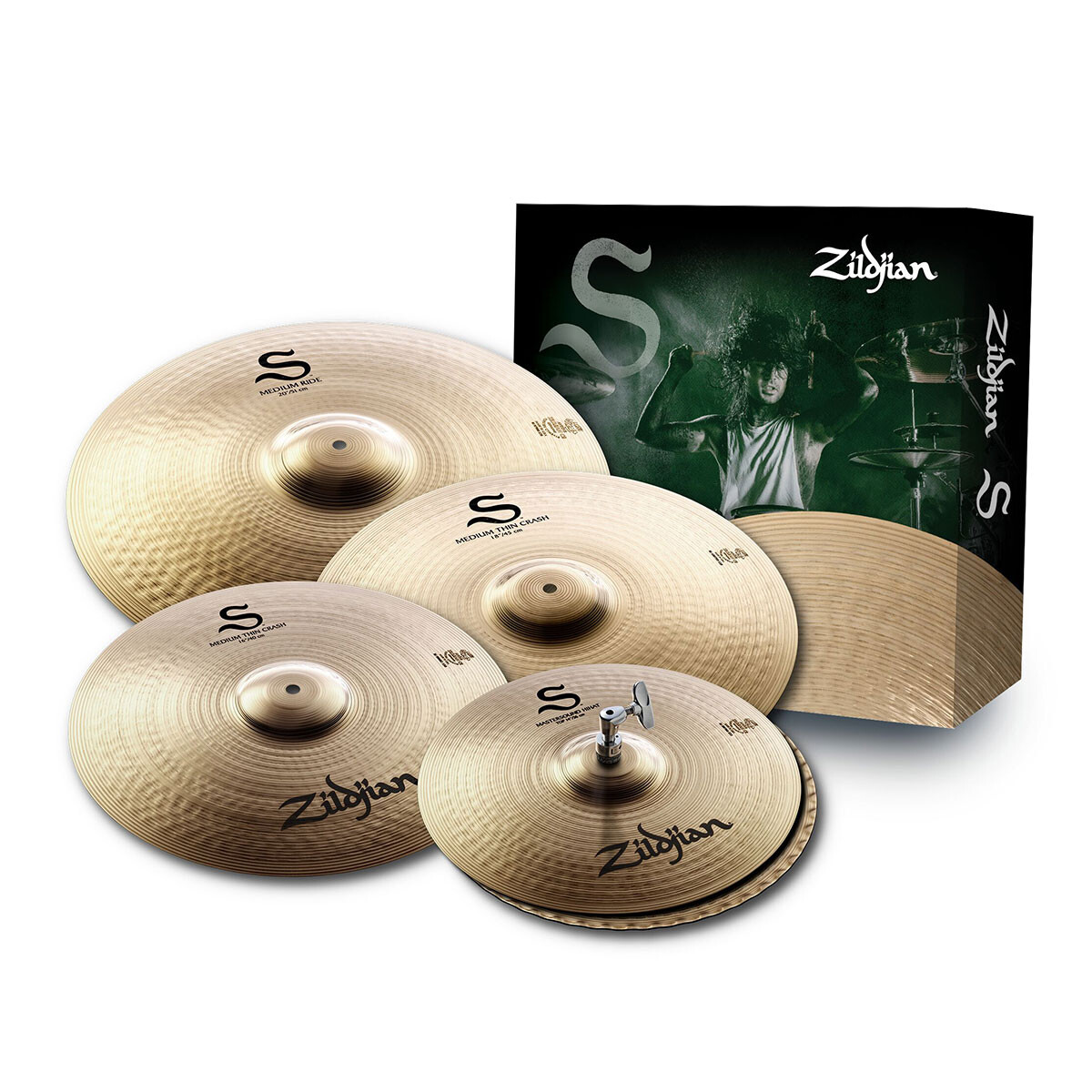Pack Platillos Zildjian S Performer 14hh/16cr/18cr/20rd 