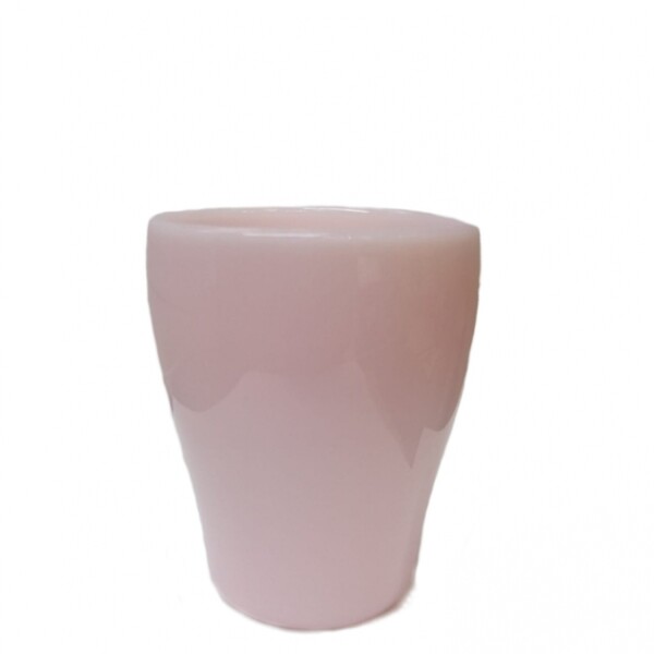 Vaso portacepillo rosa