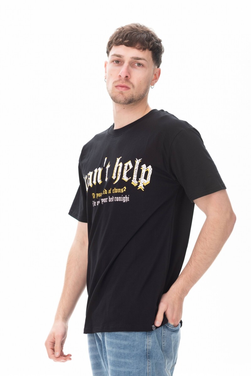 Remera Help Negro