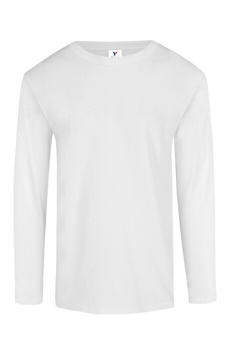Camiseta a la base dry fit manga larga Blanco