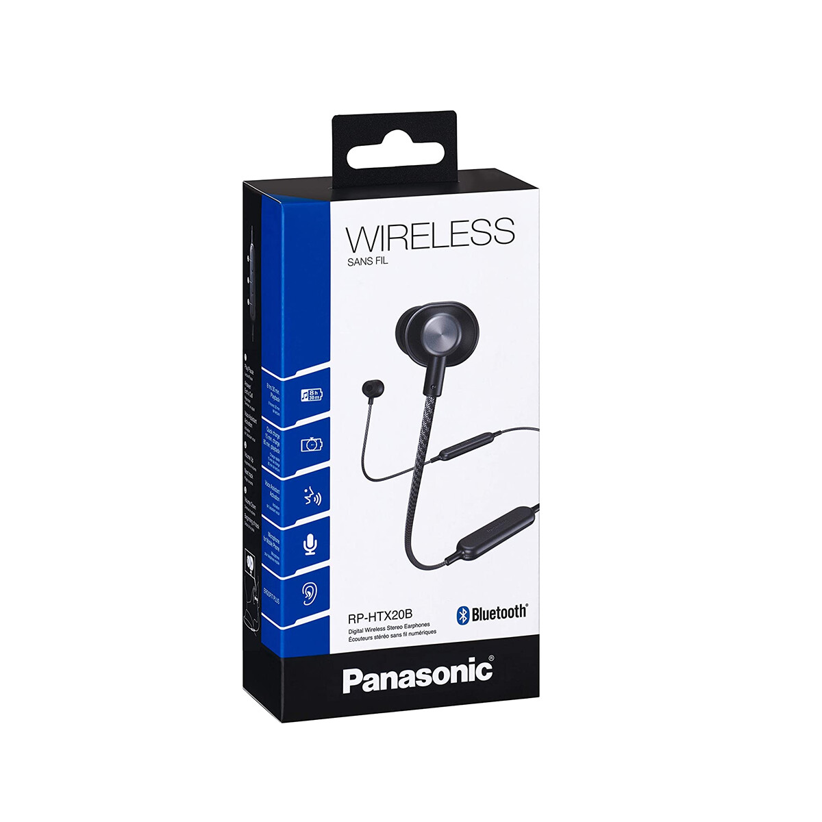 Auricular Inalambrico Panasonic Bluetooth 8Hrs - Negro 