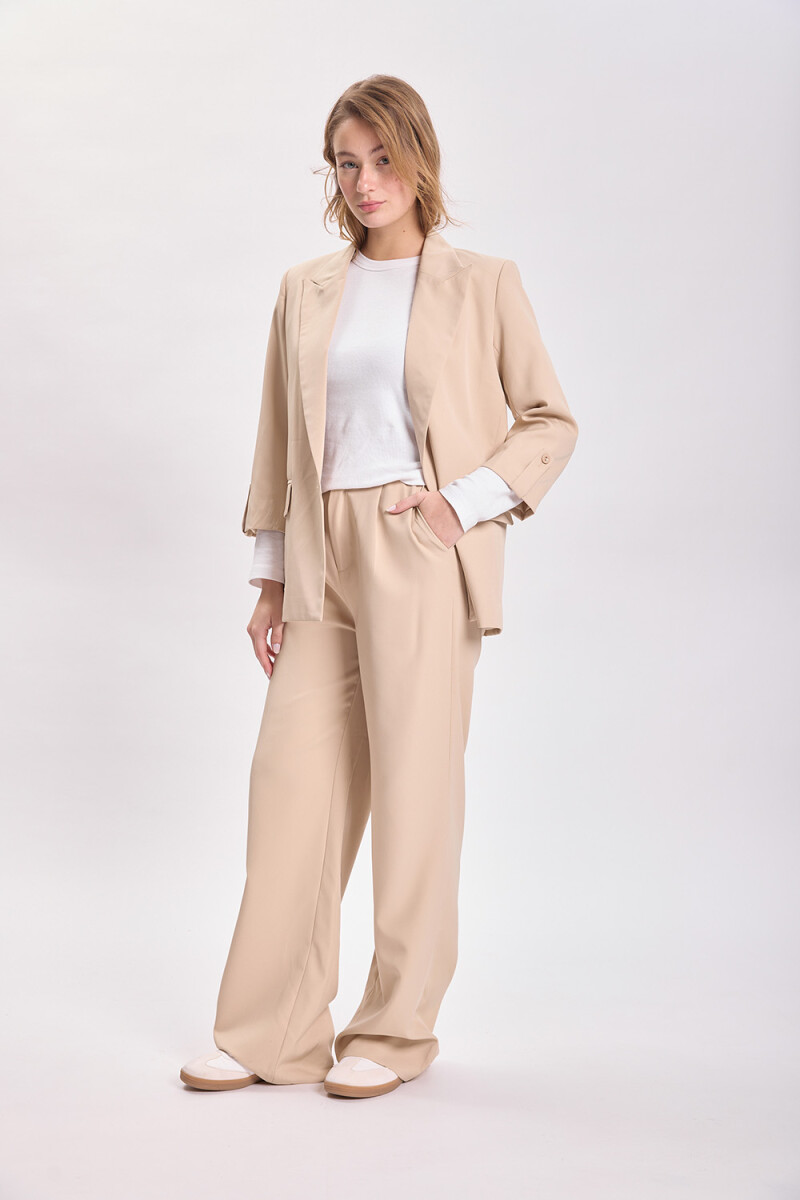 Pantalón de vestir Beige