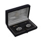 Gemelos en oro 18k brillantes , zafiros y diamantes Gemelos en oro 18k brillantes , zafiros y diamantes