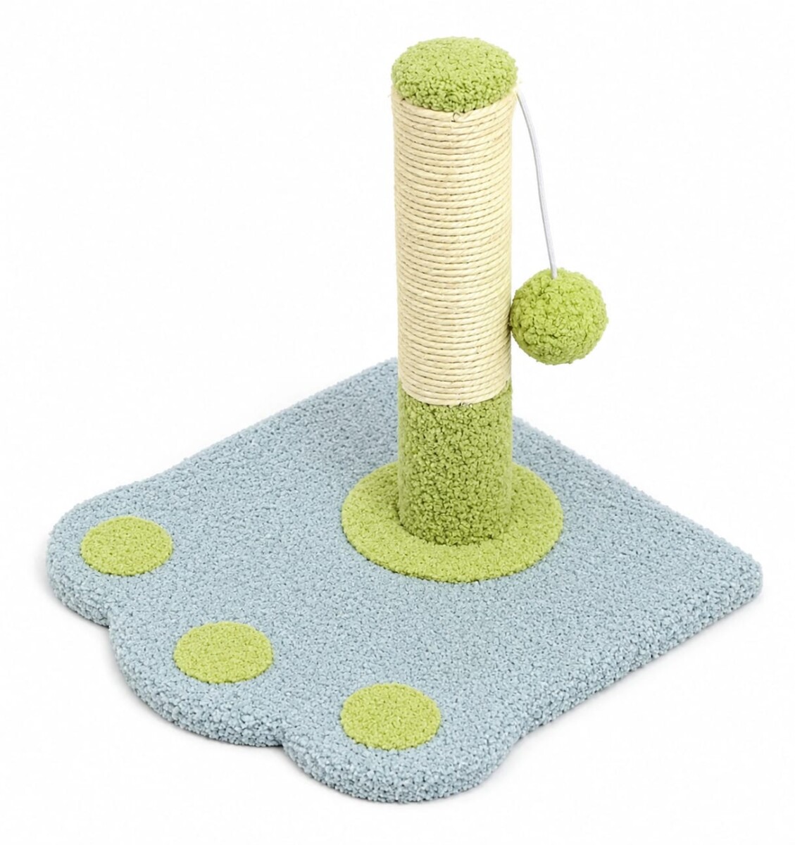Rascador Para Gatos Huella - CELESTE 