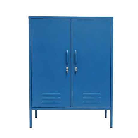 APARADOR BAJO 2P METAL AZUL OLIVIA