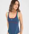Malla natacion lake Dark night solid