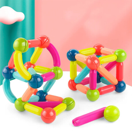 Juego Bloques Sticks Magnéticos 166pcs Construcción Juego Bloques Sticks Magnéticos 166pcs Construcción