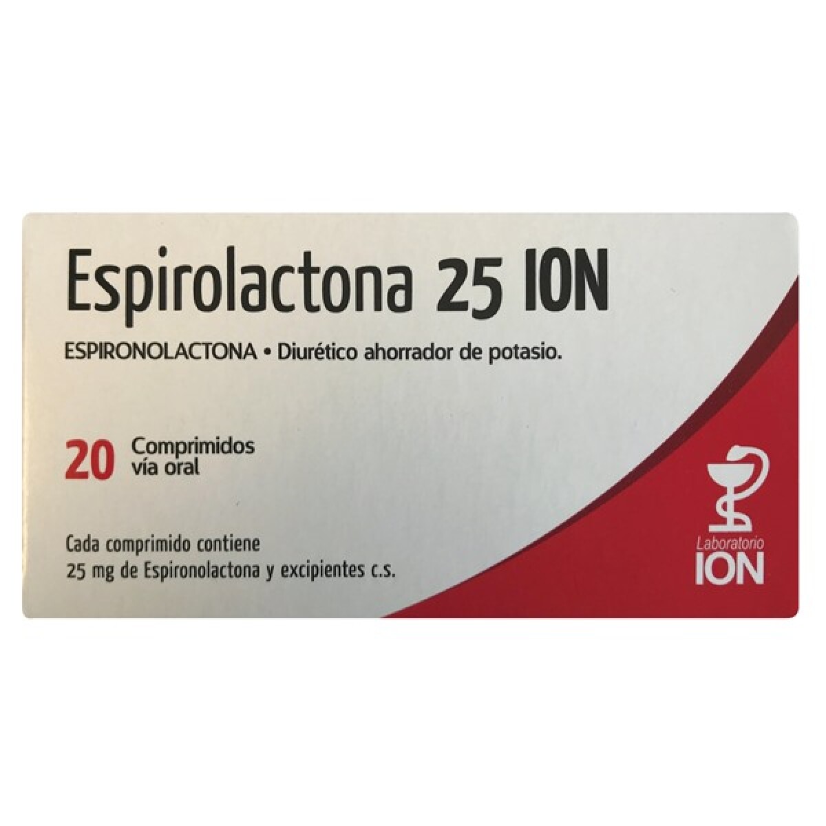 ESPIROLACTONA 25 ION 