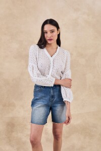 Blusa Calados Blanco