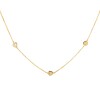 Conjunto Corazón-Oro bajo-Piedra Nácar-CJ8028 Conpiedra