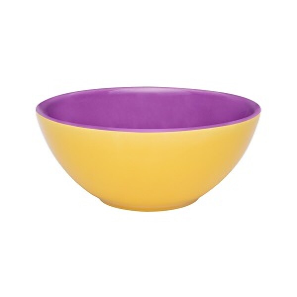 Amarillo/Lila Bowl 600 ml 14.5 cms Dec 0267 Amarillo/Lila Bowl 600 ml 14.5 cms Dec 0267