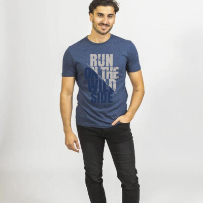 T-Shirt Print Run Denim