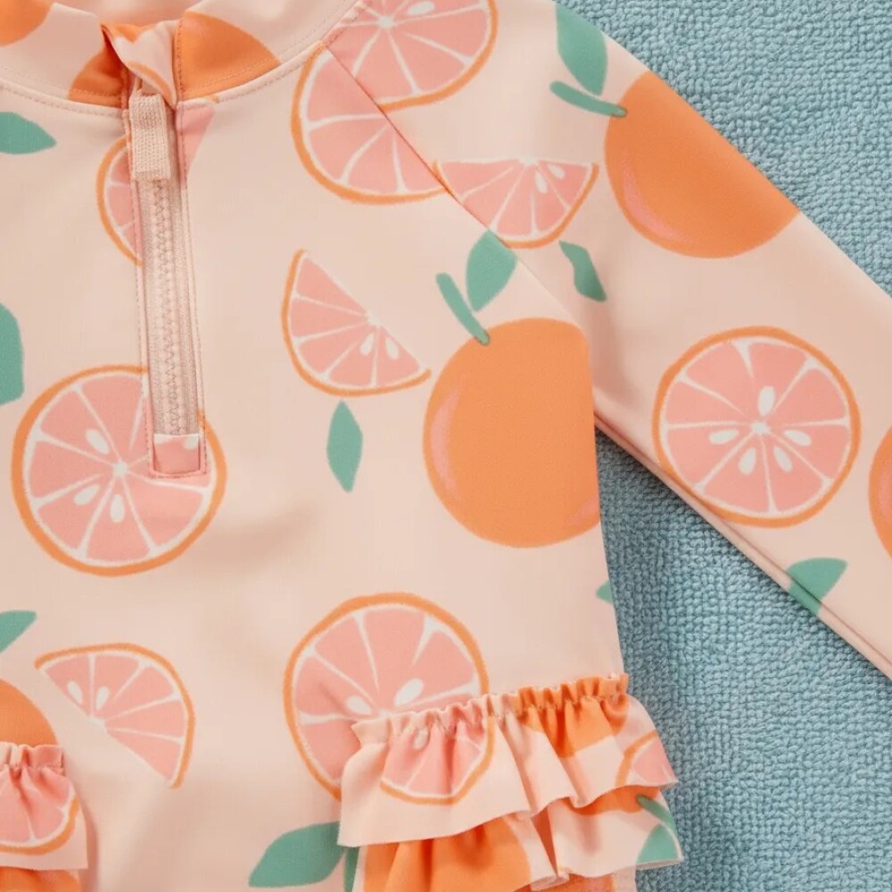 Traje de baño con filtro UV carters naranjas