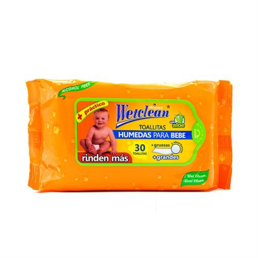 Toallas Humedas WetClean para bebe Toallas Humedas WetClean para bebe