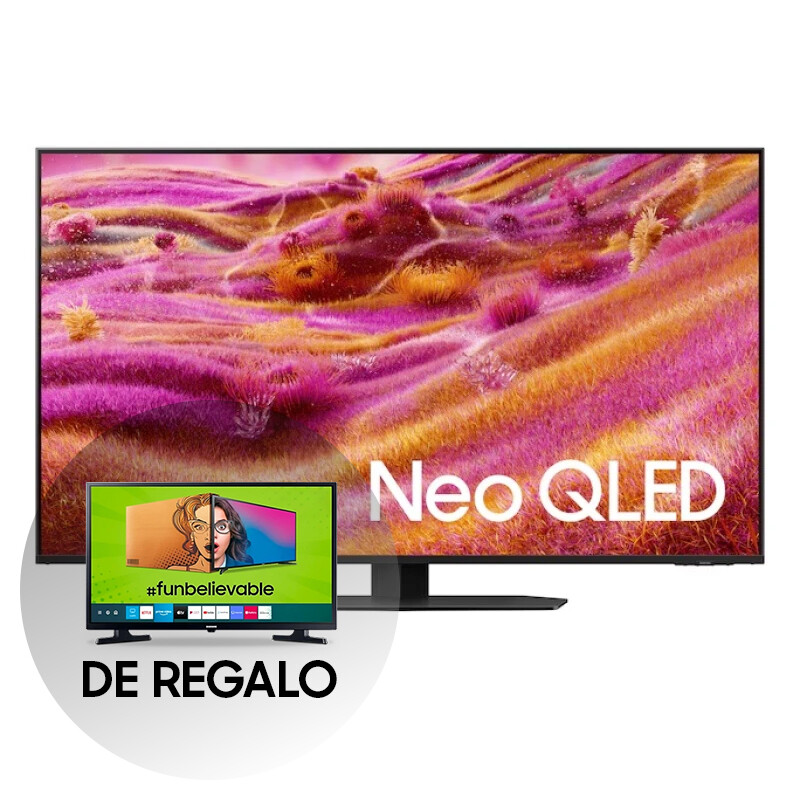 Smart TV Samsung 43" Neo QLED 4K QN90F TV Gaming (2025) + Smart TV Samsung 32" HD ¡ De regalo! Smart TV Samsung 43" Neo QLED 4K QN90F TV Gaming (2025) + Smart TV Samsung 32" HD ¡ De regalo!