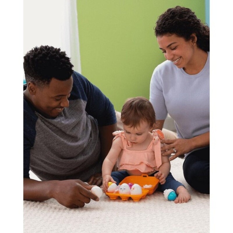 Juego didáctico huevera Lamaze Sort & Squeak Juego didáctico huevera Lamaze Sort & Squeak