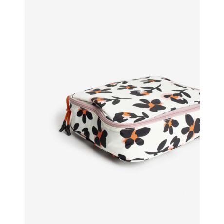 Porta Cosméticos Estampado Flores