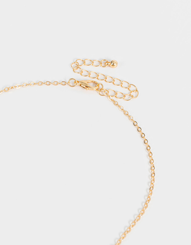 Cadena Corta con Dije Con corazón Cadena Con Dije De Corazón - Dorado
