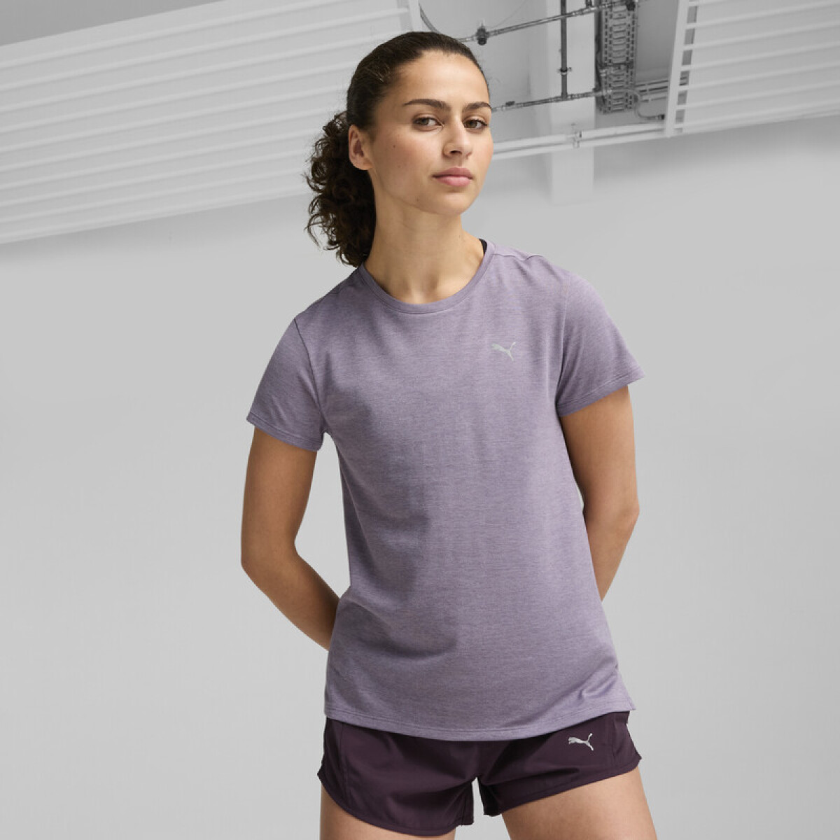 Run Fav.Heather Tee 52316830 - Lila 
