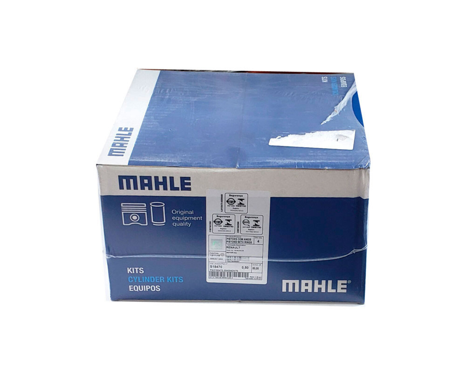 PISTON VOLKSWAGEN AROS PERNOS STD FOX GOL G5 G6 1.0 8V 67.11MM MAHLE 