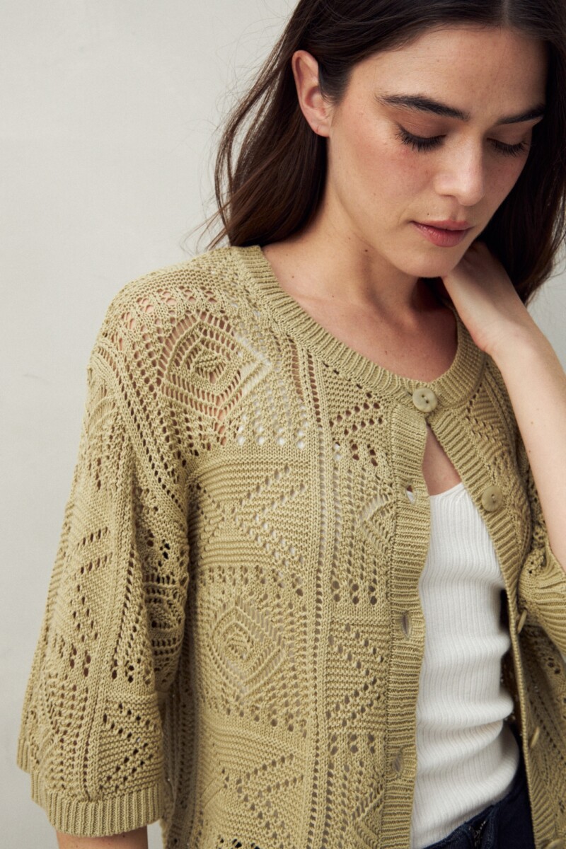 CARDIGAN EMMA Verde Oliva