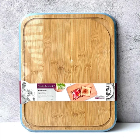 Tabla Bambú Rectangular de Cocina 40.5cm x 33cm x 1.2cm Tabla Bambú Rectangular de Cocina 40.5cm x 33cm x 1.2cm