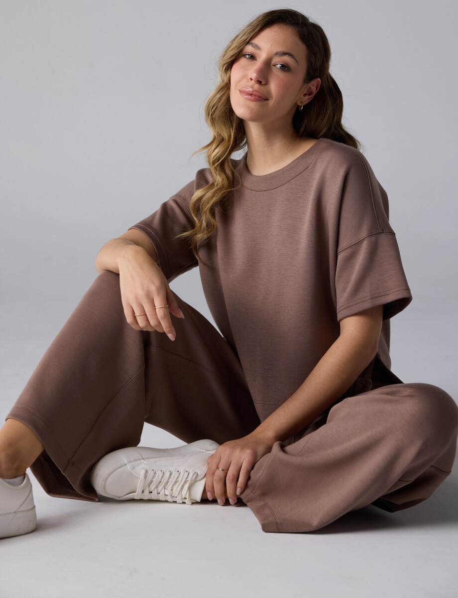 Set Comfy Buzo & Jogger - Marron 