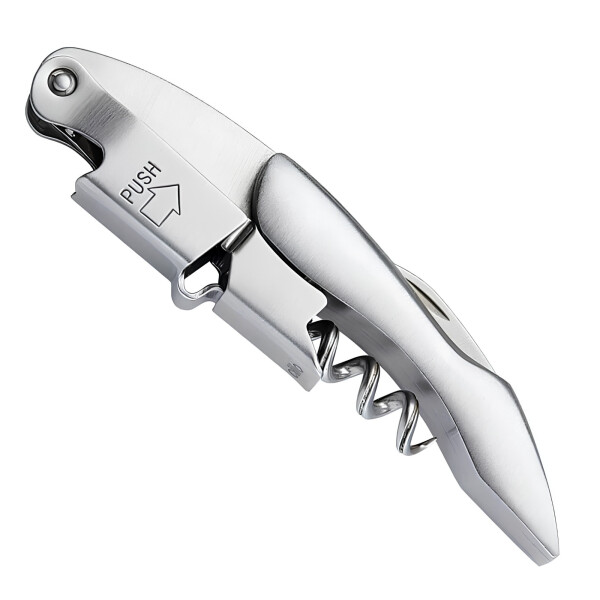 Sacacorchos Mozo Dos Tiempos Acero Inox Sacacorchos Mozo Dos Tiempos Acero Inox
