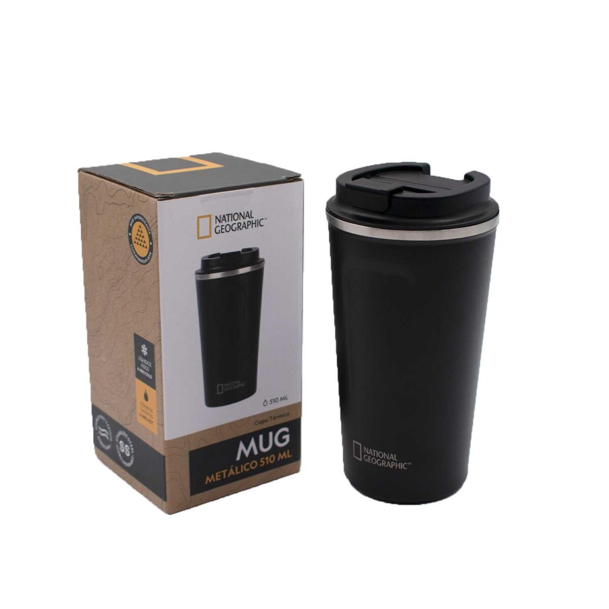 Mug Térmico 510ml National Geographic Acero Inoxidable 