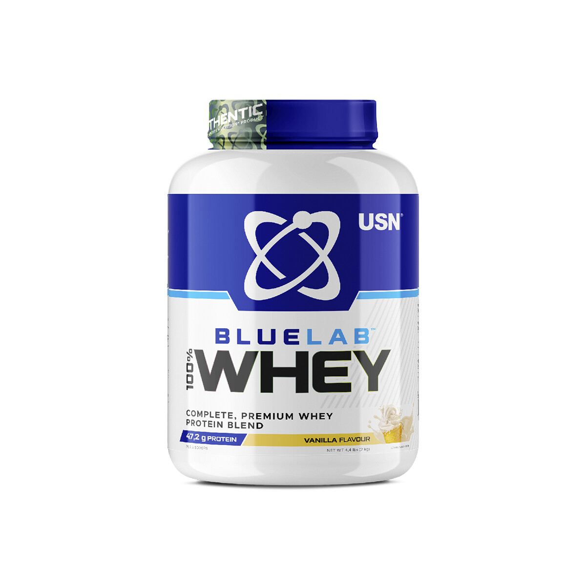 USN Blue Lab 100% Whey Protein 2kg - Vainilla 