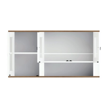 Aéreo 3 puertas Línea Naturale Blanco/Roble