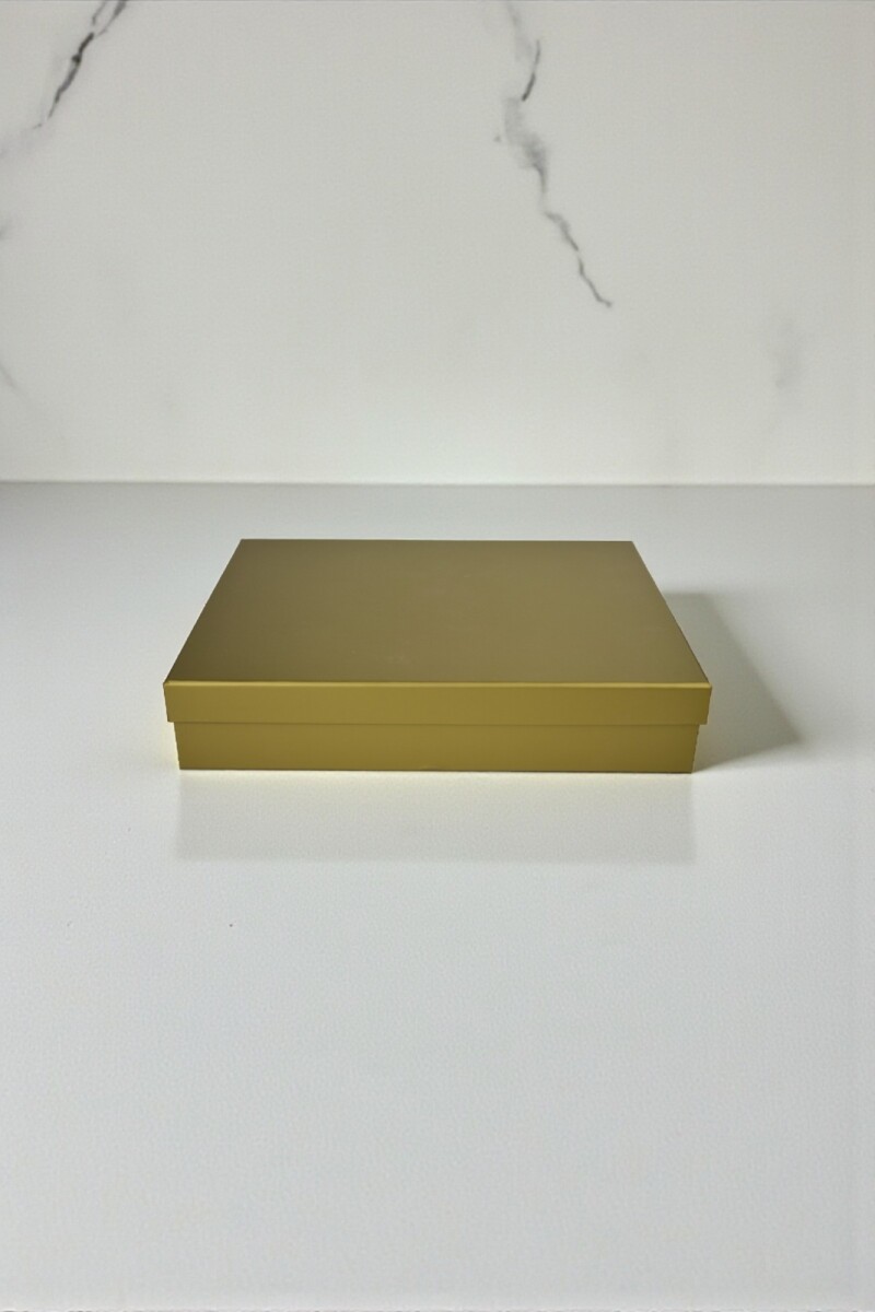 Caja Rigida 26 x 35,5 x 7 - DORADO 