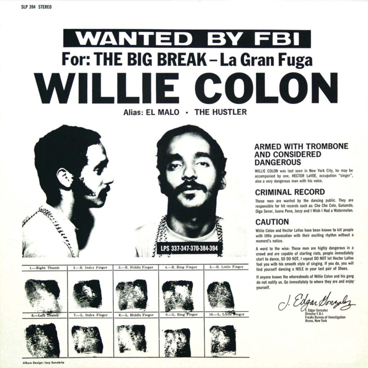 Willie Colon - La Gran Fuga - Vinilo 