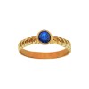 Anillo Solitario-Oro Bajo-Piedra Zafiro-AN8104 conpiedra