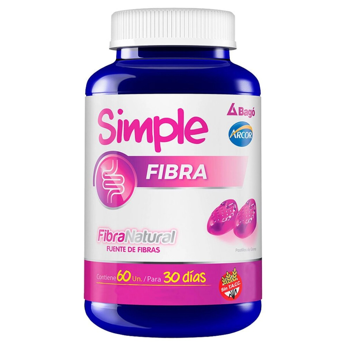 ¡OFEERTA POR VENCIMIENTO! Suplemento Simple Fibra 60 unidades Arcor 