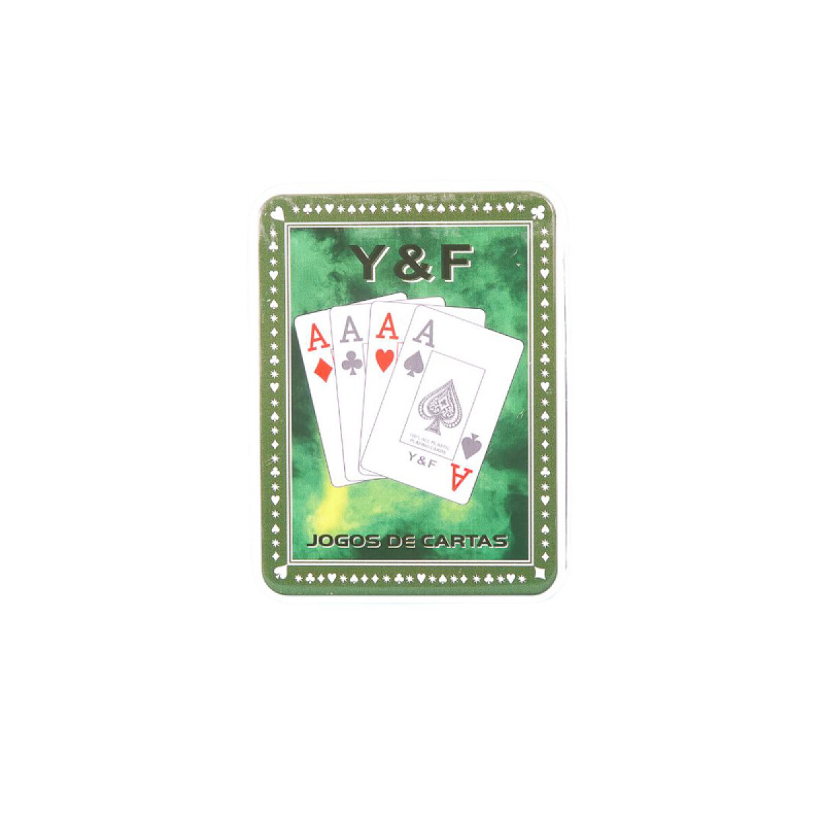 3x2 Cartas Poker en Lata 85pcs 9*6cm 