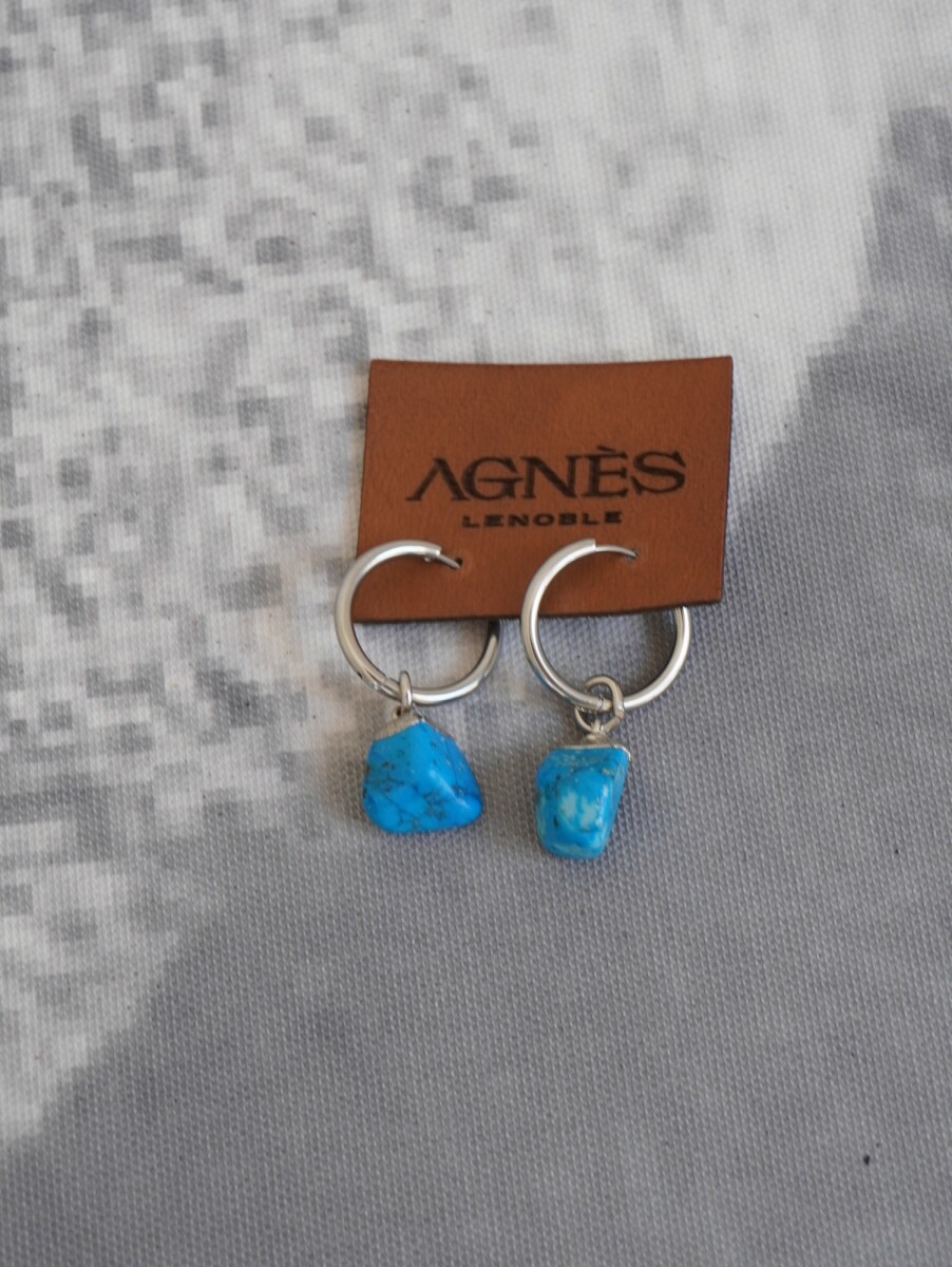 Aros Piedrita - Turquesa 