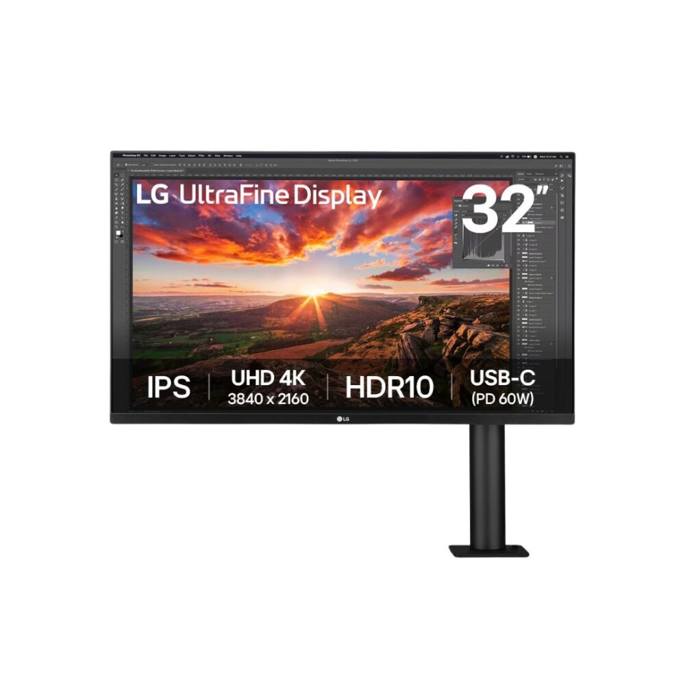Monitor IPS Ergonómico 31,5" UHD 4K - Modelo 32UN880K-B - Lg Monitor IPS Ergonómico 31,5" UHD 4K - Modelo 32UN880K-B - Lg