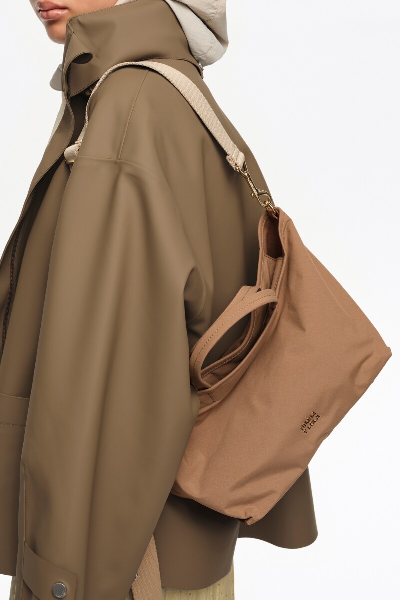 BOLSO SHOPPER MEDIANO Canela